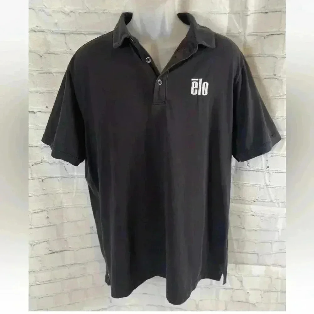 OGIO Men’s Soft Embroidered Logo Polo Shirt Collared Short Sleeve Size XL Black